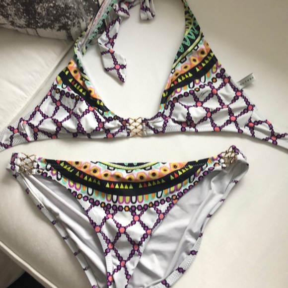 Trina Turk bikini and coverup. Sold together - Picture 4 of 5